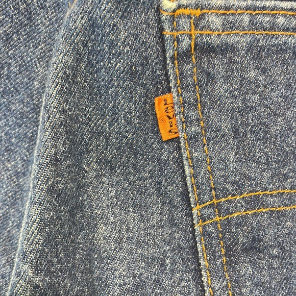 ⭐️Vtg 80’s Levi’s 517 orange tab Mens jeans EUC see measurements. Made in USA - Picture 4 of 8